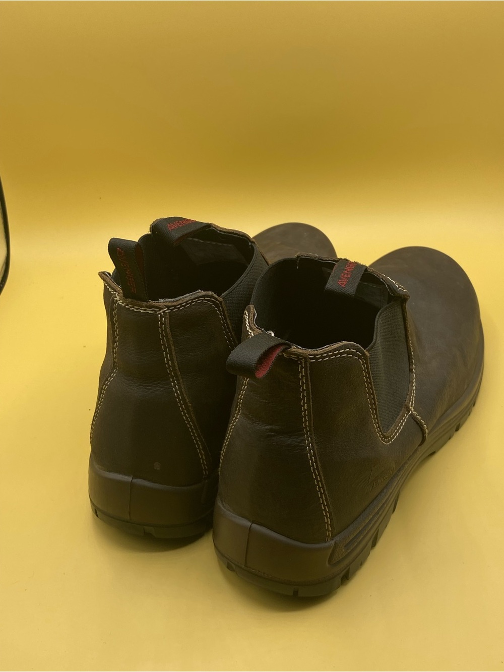 Avenger Dark Brown Chukka Work Boots - Picture 2 of 4